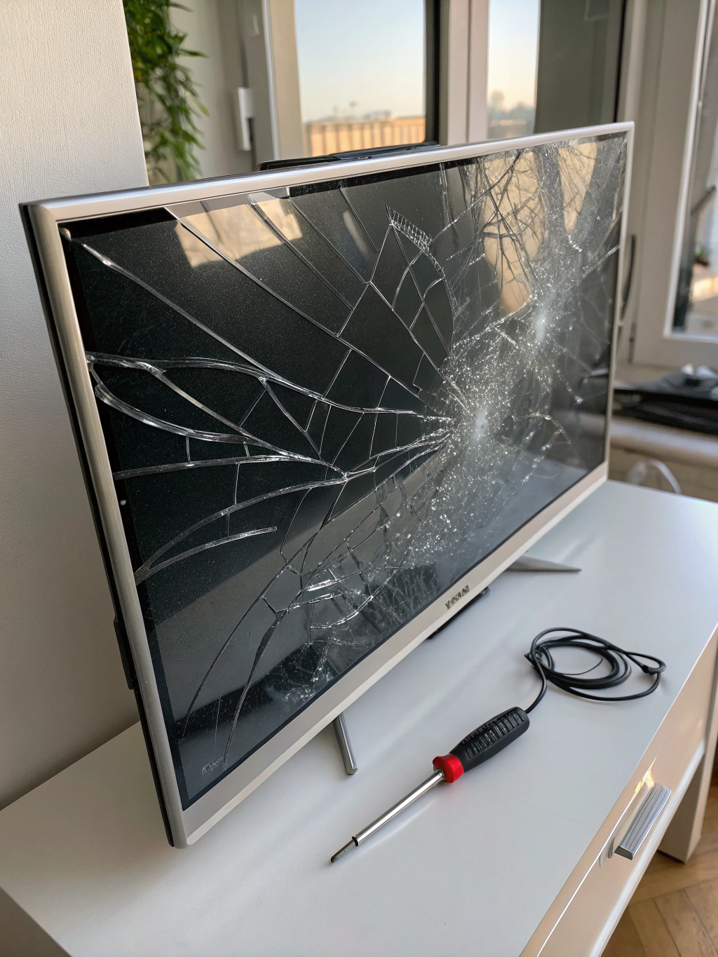 Internal view of a high-end television